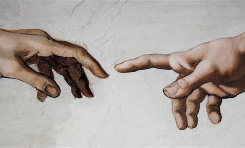 Michelangelo's sublime thumbnail